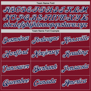 Custom Maroon Navy-White Authentic Throwback Basketball Jersey