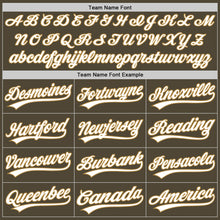 Load image into Gallery viewer, Custom Olive White-Old Gold Authentic Salute To Service Baseball Jersey
