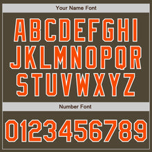 Load image into Gallery viewer, Custom Olive Orange-White Authentic Salute To Service Baseball Jersey
