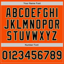 Load image into Gallery viewer, Custom Orange Black-Old Gold Authentic Baseball Jersey
