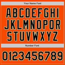Load image into Gallery viewer, Custom Orange Black Cream-Old Gold Authentic Baseball Jersey
