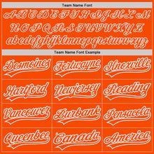 Load image into Gallery viewer, Custom Orange Orange-Gray Authentic Baseball Jersey
