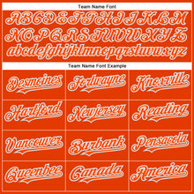 Load image into Gallery viewer, Custom Orange White-Gray Authentic Baseball Jersey
