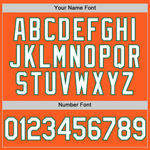 Load image into Gallery viewer, Custom Orange White-Kelly Green Authentic Throwback Baseball Jersey
