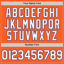 Load image into Gallery viewer, Custom Orange White-Royal Authentic Throwback Baseball Jersey
