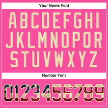 Load image into Gallery viewer, Custom Pink Vintage USA Flag-City Cream Performance T-Shirt
