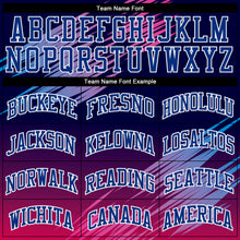 Load image into Gallery viewer, Custom Purple Royal-Pink Round Neck Sublimation Basketball Suit Jersey
