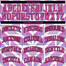 Load image into Gallery viewer, Custom Purple Pink-Black Round Neck Sublimation Basketball Suit Jersey
