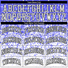 Load image into Gallery viewer, Custom Purple White-Black Round Neck Sublimation Basketball Suit Jersey
