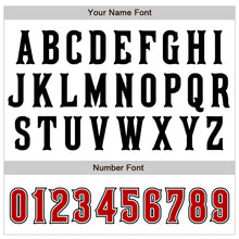 Load image into Gallery viewer, Custom White Red-Black Authentic Raglan Sleeves Baseball Jersey
