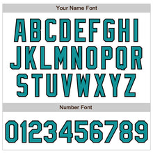 Load image into Gallery viewer, Custom White Teal-Black Authentic Raglan Sleeves Baseball Jersey
