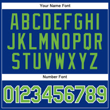 Load image into Gallery viewer, Custom Royal Neon Green-White Authentic Sleeveless Baseball Jersey
