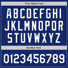 Load image into Gallery viewer, Custom Royal White Authentic Baseball Jersey
