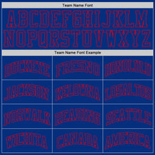 Load image into Gallery viewer, Custom Royal Royal-Red Authentic Throwback Basketball Jersey
