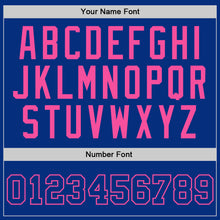 Load image into Gallery viewer, Custom Royal Royal-Pink Authentic Throwback Basketball Jersey
