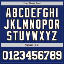 Load image into Gallery viewer, Custom Royal White Old Gold-Black Authentic Baseball Jersey
