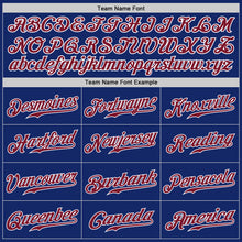 Load image into Gallery viewer, Custom Royal Crimson-White Authentic Baseball Jersey
