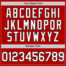 Load image into Gallery viewer, Custom Red White-Black Authentic Sleeveless Baseball Jersey
