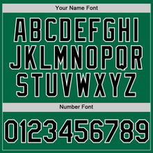 Load image into Gallery viewer, Custom Kelly Green Black-White Authentic Sleeveless Baseball Jersey
