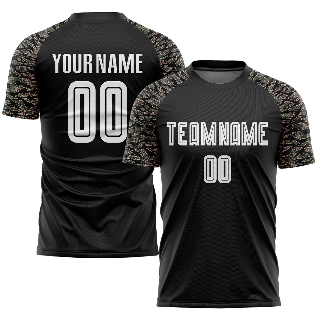 Orange Black Gray Camouflage Hockey Jerseys