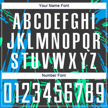 Load image into Gallery viewer, Custom Black White-Light Blue Sublimation Soccer Uniform Jersey
