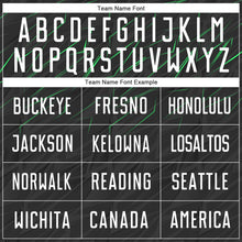 Load image into Gallery viewer, Custom Black White-Neon Green Sublimation Soccer Uniform Jersey
