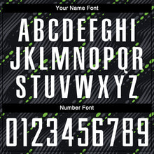 Load image into Gallery viewer, Custom Black White-Kelly Green Sublimation Soccer Uniform Jersey
