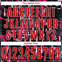 Load image into Gallery viewer, Custom Black Red-White Sublimation Soccer Uniform Jersey
