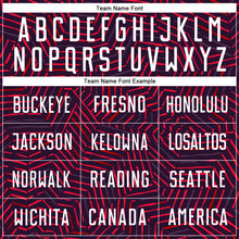 Load image into Gallery viewer, Custom Black White-Red Sublimation Soccer Uniform Jersey
