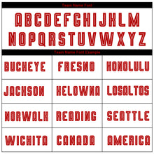 Load image into Gallery viewer, Custom White Red-Black Sublimation Fade Fashion Soccer Uniform Jersey
