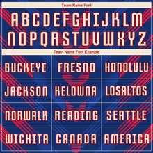 Load image into Gallery viewer, Custom Royal Cream-Red Sublimation Soccer Uniform Jersey
