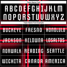 Load image into Gallery viewer, Custom Black White-Hot Pink Sublimation Soccer Uniform Jersey
