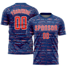 Load image into Gallery viewer, Custom Royal Orange-White Sublimation Soccer Uniform Jersey
