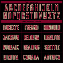 Load image into Gallery viewer, Custom Black Maroon-Cream Pinstripe Fade Fashion Sublimation Soccer Uniform Jersey
