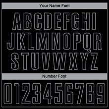 Load image into Gallery viewer, Custom Black Gray Sublimation Soccer Uniform Jersey
