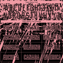 Load image into Gallery viewer, Custom Black Medium Pink Sublimation Soccer Uniform Jersey
