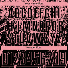 Load image into Gallery viewer, Custom Black Medium Pink Sublimation Soccer Uniform Jersey
