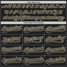 Load image into Gallery viewer, Custom Black Black-City Cream Two-Button Unisex Softball Jersey
