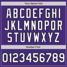 Load image into Gallery viewer, Custom Purple White Kelly Green-Black Authentic Split Fashion Baseball Jersey
