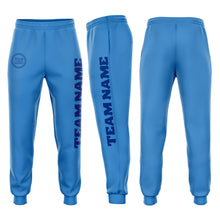 Load image into Gallery viewer, Custom Powder Blue Royal Fleece Jogger Sweatpants
