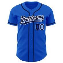 Load image into Gallery viewer, Custom Thunder Blue Navy-White Authentic Baseball Jersey
