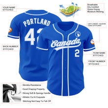 Load image into Gallery viewer, Custom Thunder Blue White-Light Blue Authentic Baseball Jersey

