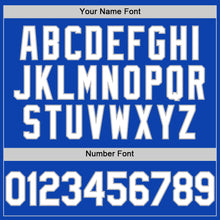 Load image into Gallery viewer, Custom Thunder Blue White-Gray Authentic Baseball Jersey
