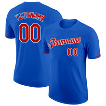 Load image into Gallery viewer, Custom Thunder Blue Red-White Performance T-Shirt
