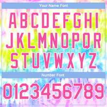 Load image into Gallery viewer, Custom Tie Dye Pink-White 3D Authentic Basketball Jersey
