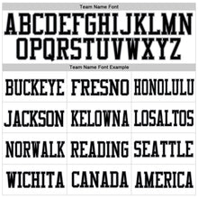 Load image into Gallery viewer, Custom White Black-Gray Mesh Authentic Football Jersey
