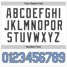 Load image into Gallery viewer, Custom White Light Blue-Steel Gray Authentic Sleeveless Baseball Jersey
