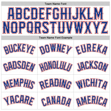 Load image into Gallery viewer, Custom White Royal-Red Authentic Sleeveless Baseball Jersey
