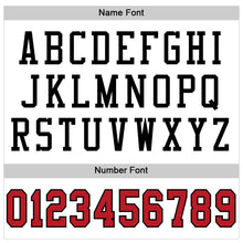 Load image into Gallery viewer, Custom White Red-Black Mesh Authentic Throwback Football Jersey
