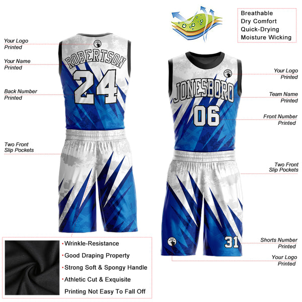 Custom Navy White-Light Blue Authentic Fade Fashion Basketball Jersey Fast  Shipping – FiitgCustom